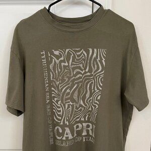 Abercrombie & Fitch Oversized Short Sleeve Destination Tee